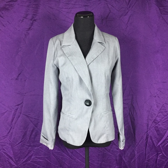 XOXO Gray Medium Blazer - Picture 1 of 4
